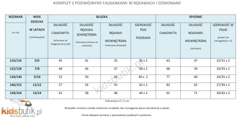 Komplet Syrenka - klasyczna czerń