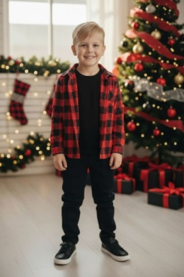 Spodnie bawełniane slim z kieszenią na przodzie - czarne