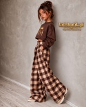 Krótka bluza ze złotą koroną i logo RM