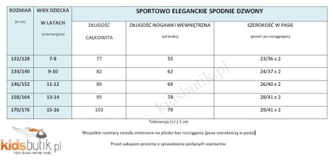 Sportowo elegancki dzianinowy garnitur z dzwonami - czarny