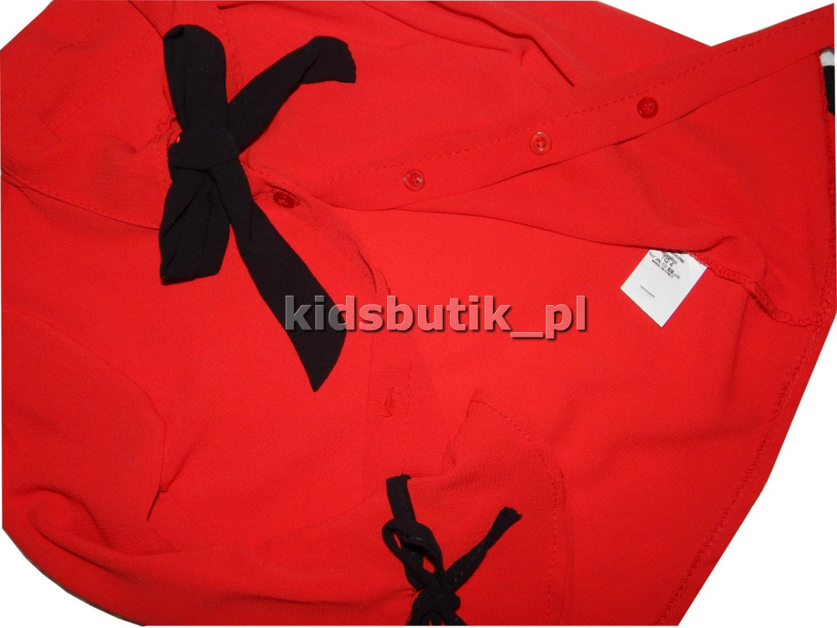 ITALIA - elegancka koszula z krawatką i kokardkami HIT! ITALIA - elegancka koszula z krawatką i kokardkami HIT!