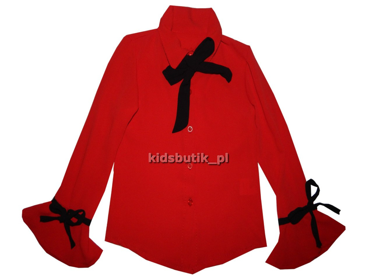 ITALIA - elegancka koszula z krawatką i kokardkami HIT! ITALIA - elegancka koszula z krawatką i kokardkami HIT!