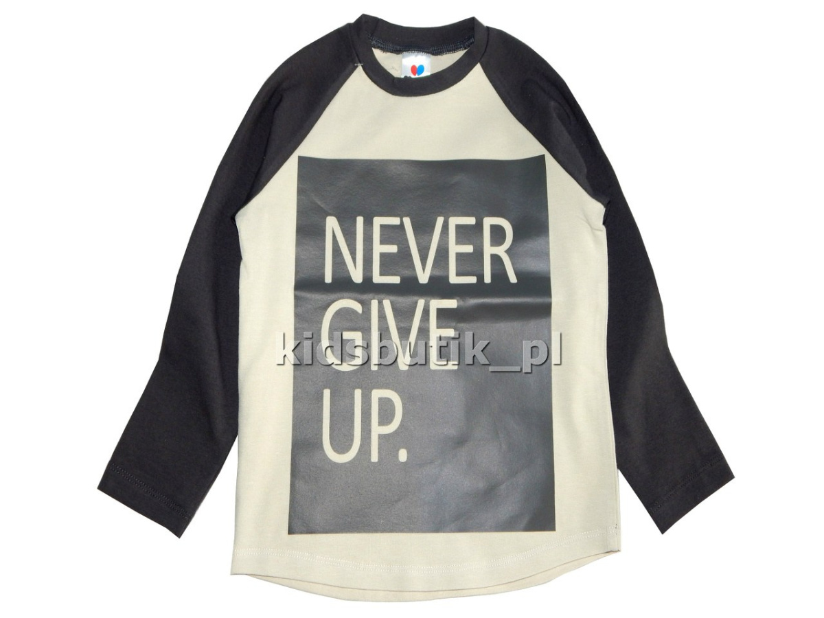 NEVER GIVE UP - oryginalny tshirt z nadrukiem NEVER GIVE UP - oryginalny tshirt z nadrukiem
