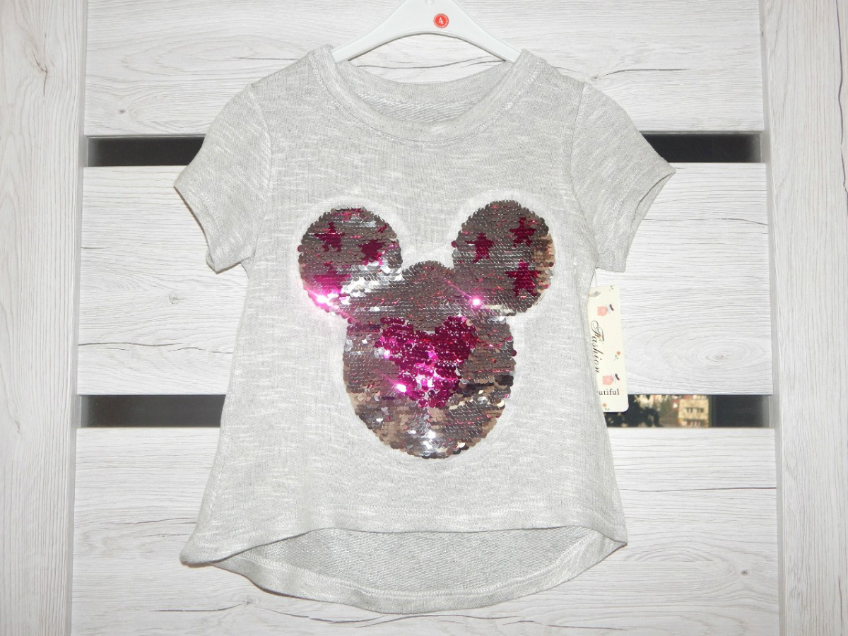 Bluzka z Magiczną Aplikacją 3D - MINNIE Bluzka z Magiczną Aplikacją 3D - MINNIE