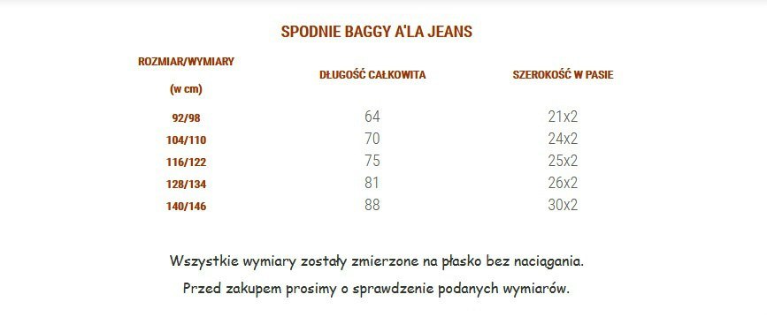 Dresowe spodnie BAGGY a'la jeans Dresowe spodnie BAGGY a'la jeans