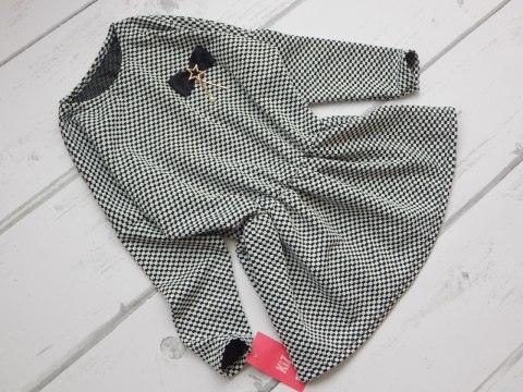 Elegancka sukienka CLEO z czarną kokardką Elegancka sukienka CLEO z czarną kokardką