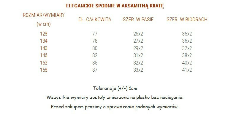 Eleganckie grafitowe spodnie w aksamitną kratę Eleganckie grafitowe spodnie w aksamitną kratę