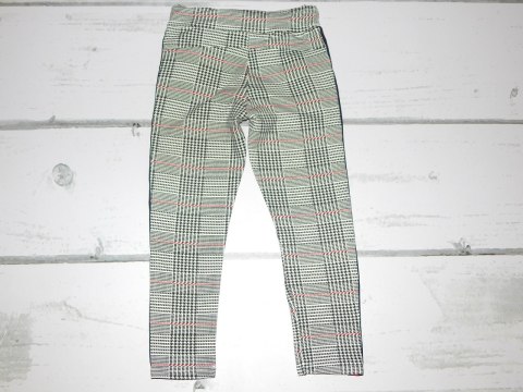 Elegancko sportowe spodnie w pepitkę z lampasami Elegancko sportowe spodnie w pepitkę z lampasami
