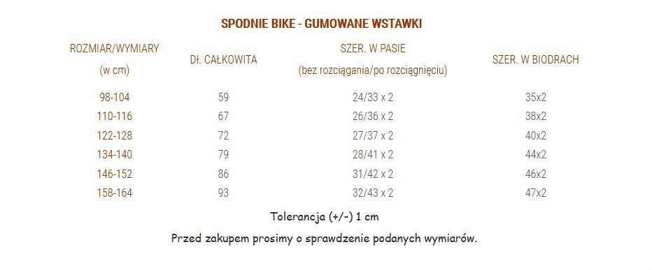 Italy - spodnie BIKE, gumowana aplikacja i nadruk Italy - spodnie BIKE, gumowana aplikacja i nadruk