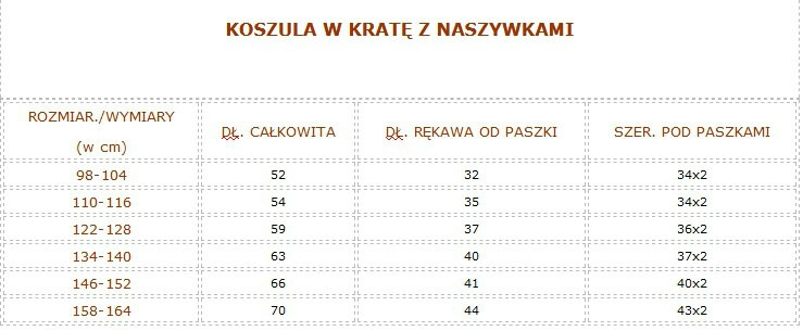 Długa koszula/tunika w kratę z naszywkami Długa koszula/tunika w kratę z naszywkami