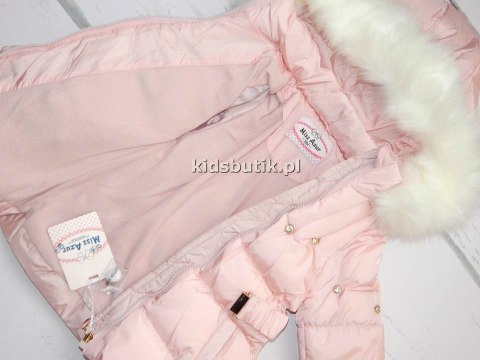 Zimowa kurtka parka/płaszczyk z futerkiem i diamentami Zimowa kurtka parka/płaszczyk z futerkiem i diamentami